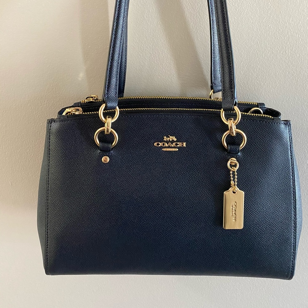 Coach Mini Lillie Carryall /Color: Midnight (Navy)